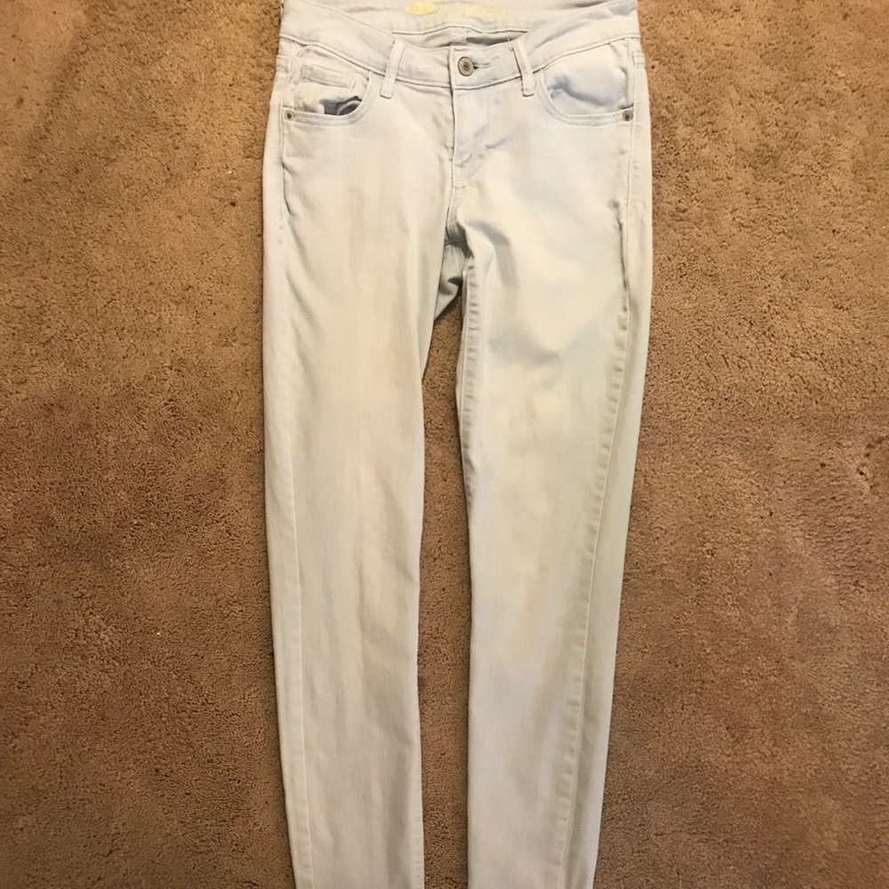 Navy Low Rise Skinny Jeans